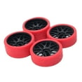 thumbnail image 1 of Wweixi 4piece 26.5mm Racing Tire Metal Wheel Rim For 1/28 Wltoys K969 K979 K989 Metal Upgraded Color Racing Tire WLtoys black+red, 1 of 6