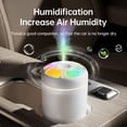 thumbnail image 4 of Mini Humidificador de Aire USB de 180 Ml, Difusor de Aroma, Purificador de Aceites Esenciales, Aromaterapia, Luces de Colores para Coche, Hogar, Dormitorio, Color Negro., 4 of 5