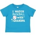 thumbnail image 3 of Inktastic I Watch Baseball with My Grandpa Boys or Girls Baby T-Shirt, 3 of 5