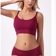 thumbnail image 3 of ZQUUVOU Women's Yoga Tank with Built in Bra Padded Sports Bra Breathable Sports Underwear Wireless Fitness Yoga Workout Running Coffee, 3 of 3