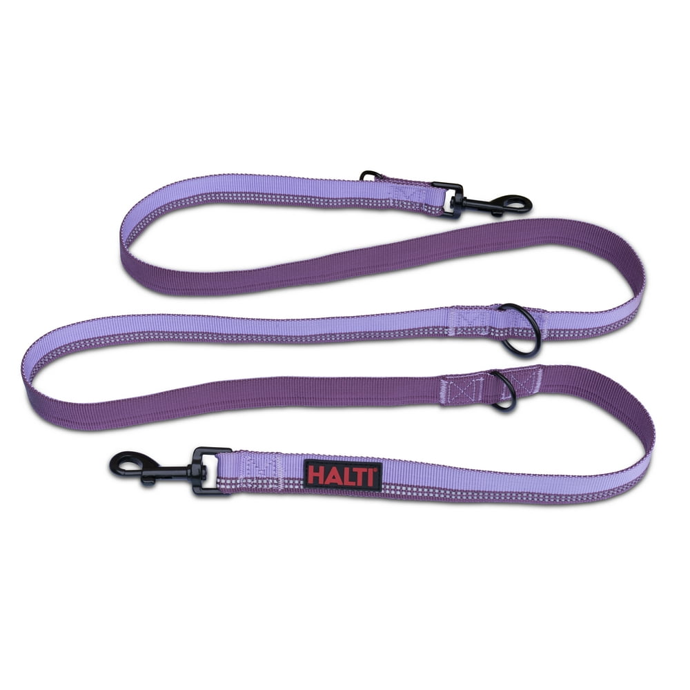 HALTI Double Ended Lead (6'6"), Purple