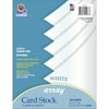 Pacon Card Stock, 8.5" x 11", White, 50 Sheets