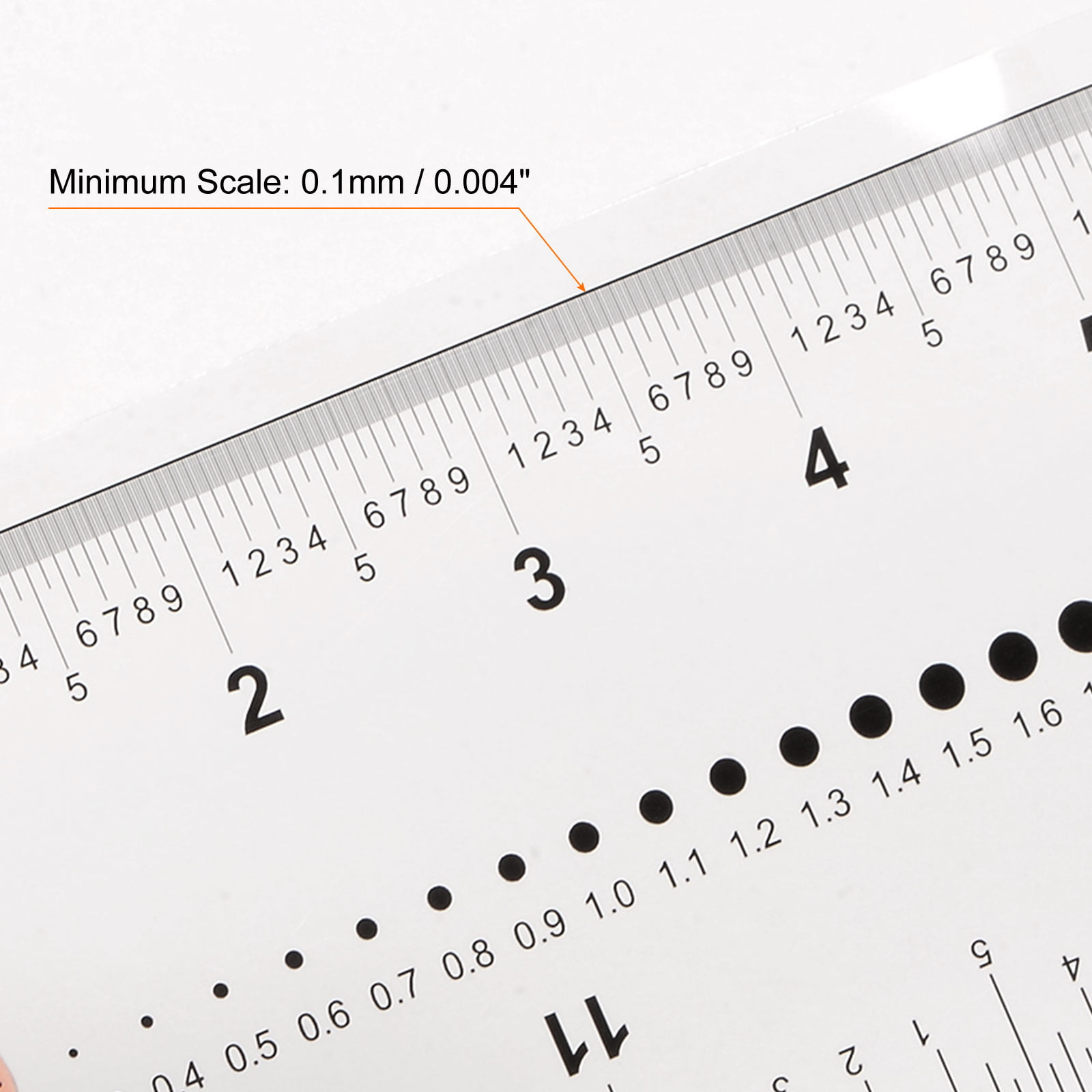 Plastic Rulers with Magnifying Glass (12 Inch) - Rulers with Logo - Q637411  QI