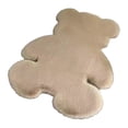 thumbnail image 3 of Alfombra suave con forma de oso Jadeshay, 3 of 12