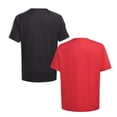 thumbnail image 5 of adidas Youth Boy's 2 Pack Short Sleeve T-Shirts (US, Alpha, Medium, Regular, Red (Black/Red)), 5 of 5