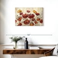 thumbnail image 3 of Elephant Stock Poppies In The Rain Wall Art - Horizontal Canvas Wall Art - Living Room Wall Decor - Floral And Botanical Canvas - Gray And Red Decor By Silvia Vassileva - 30" x 20", 3 of 8