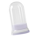 thumbnail image 3 of Caja de almacenamiento para limpiador de brochas de maquillaje, herramienta cosmética portátil con tapa transparente Púrpura, 3 of 8