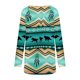 thumbnail image 5 of Moda Mujer Camisas casuales de manga larga Primavera Otoño Tops Blusa con cuello en V Pompotops FGAJ12952, 5 of 5
