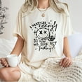 thumbnail image 4 of Funny I Match Energy So How We Gon' Act Today Graphic T-Shirt - Smiley Face Skeleton Hand Tee, Sarcastic Humor, Unisex Casual Wear, Trendy Streetwear, 4 of 7