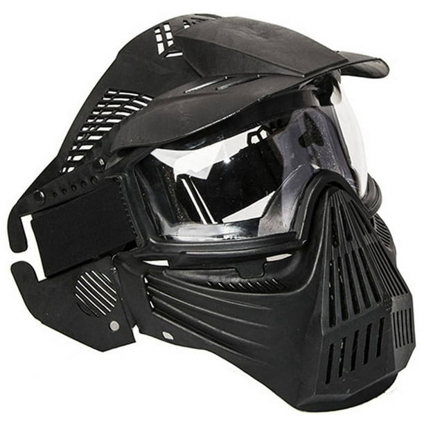 ALEKO PBM258BK Paintball Mask AntiFog Mask with Double Elastic Strap