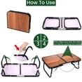 thumbnail image 3 of Mesa plegable para acampar Nagpew, 47 x 30 x 17 cm, portátil, 3 of 8