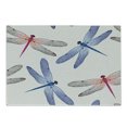 thumbnail image 1 of Dragonfly Cutting Board, Dragonfly Forms High Detailed Ornate Irregular Macro Retro Simplistic Print, Decorative Tempered Glass Cutting and Serving Board, Small Size, Pink Blue, by Ambesonne, 1 of 1