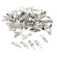 thumbnail image 3 of 100 Pieces Snap Hair Clips Metal Barrettes Slide for Baby Girls Women Accessories 50 mm, 3 of 5