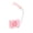 Pink, variant on Beforeyayn Quiet Operation 3 Speed Desktop Fan With LED Light,LED lighted desktop fan for kids room and home library suitable for night shift workers