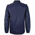 thumbnail image 2 of Men's Lightweight Water Resistant Button Up Nylon Windbreaker Coach Jacket (Navy, 5XL), 2 of 4