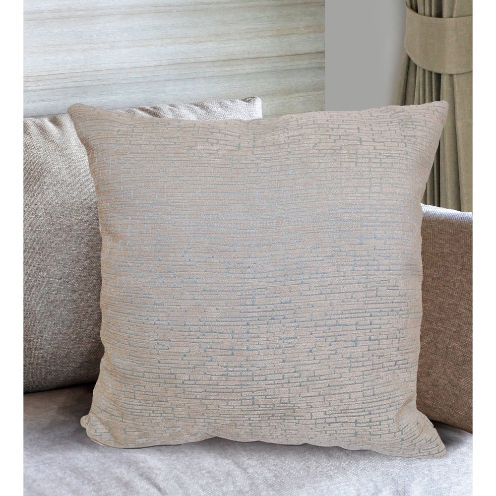 Distressed Chenille Decorative Throw Pillow Aqua