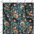 thumbnail image 2 of Soimoi Minky Blue Fabric By the Yard - 56 Inch Wide - Florals Print Fabric - Elegant and Timeless Patterns for Fashion and Home Decor Printed Fabric, 2 of 6