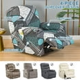 thumbnail image 4 of Recliner Slipcovers -Pieces Lazyboy Recliner Covers Recliner Couch Covers Recliner Chair Cover Non Slip Reclining Slipcovers with Storage Pockets Furniture Protector for Living Room, 4 of 7