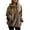 Khaki, variant on Fleece Hoodies for Women Sherpa Leopard Pachwork Sweatshirt Top Long Sleeve Warm Quarter Zip Pullover with Pockets