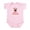 Petal Pink, variant on CafePress - Merry Christmas Santa Cat Infant Bodysuit - Baby Light Bodysuit, Size Newborn - 24 Months