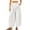 CSV127-White, variant on Lumtrix Polka Dot Pants For Women 2026 Summer Boho Beach Elastic Waist Wide Leg Palazzo Cotton Linen Barrel Pant With Pockets Light Brown 2XL