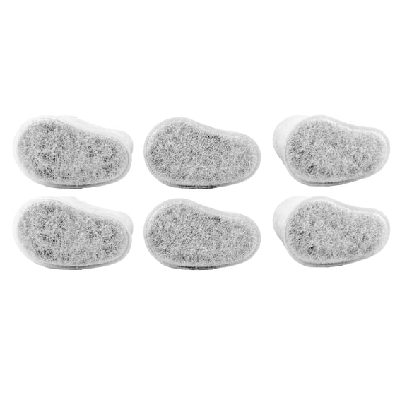 NRP 6-pack Coffee Activated Charcoal Water Filters Replacement for KRUPS Coffeemakers part# F47200, Savoy series, EC324, ET351 and More