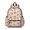 Mushroom and Character Pink Pattern, variant on Mushroom and Dots Black Pattern Cute School Backpack with Padded Back and Adjustable Shoulder Straps 13.4"x11"x4.7"