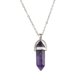 thumbnail image 4 of sweethay Hexágono columna encanto joyería vacaciones colgantes colgantes cristal encantos artesanía decoraciones púrpura oscuro Morado oscuro 10piezas sweethay CBP468320, 4 of 4