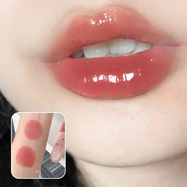 Heallor-cápsula de doble cabeza para labios, esmalte de labios mate, taza de agua, no es fácil de tocar, estudiantes femeninas