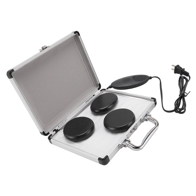 Ensemble de Réchauffeur de Pierres Chaudes, Pierres Chaudes Ajustables avec Ensemble de Chauffage pour la Maison