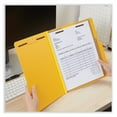 thumbnail image 2 of Bright Colored Pressboard Classification Folders, 2 Dividers, Letter Size, Yellow, 10/Box, 2 of 7