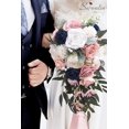 thumbnail image 2 of Ramos de Boda Serwalin para Novia y Damas de Honor Rosa Azul, 2 of 8