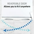 thumbnail image 5 of Commercial Cool Upright Freezer, Stand Up Freezer 2.8 Cu Ft with Reversible Door, White, 5 of 7