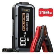 HULKMAN Alpha85S -40 Start Tech Jump Starter 2000 Amp 20000mAh Car Starter with 65W Speed Charge Lithium Portable Car Battery Booster Pack for up to 8.5L Gas and 6L Diesel Engines