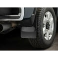 thumbnail image 3 of WeatherTech Custom No Drill Splash Guard MudFlaps compatible with 2020-2023 Chevrolet Silverado 2500HD/3500HD, Rear Pair - Black, 3 of 5