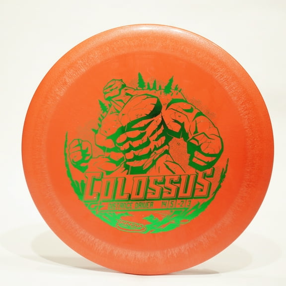 Innova GStar Colossus Disc Golf Distance Driver, Pick Color/Weight [Stamp & Exact Color May Vary] Orange 175-176 grams