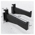 Safety Arms with 750lb Capacity for Power & Squat Racks. Compatible