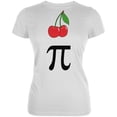 thumbnail image 1 of Halloween Math Pi Costume Cherry Day Juniors Soft T Shirt, 1 of 1