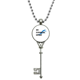 thumbnail image 1 of Como deportes Fitness esqui de equilibrado Colgante Collar Vintage Llavero Plata Joyas Unbranded M, 1 of 3