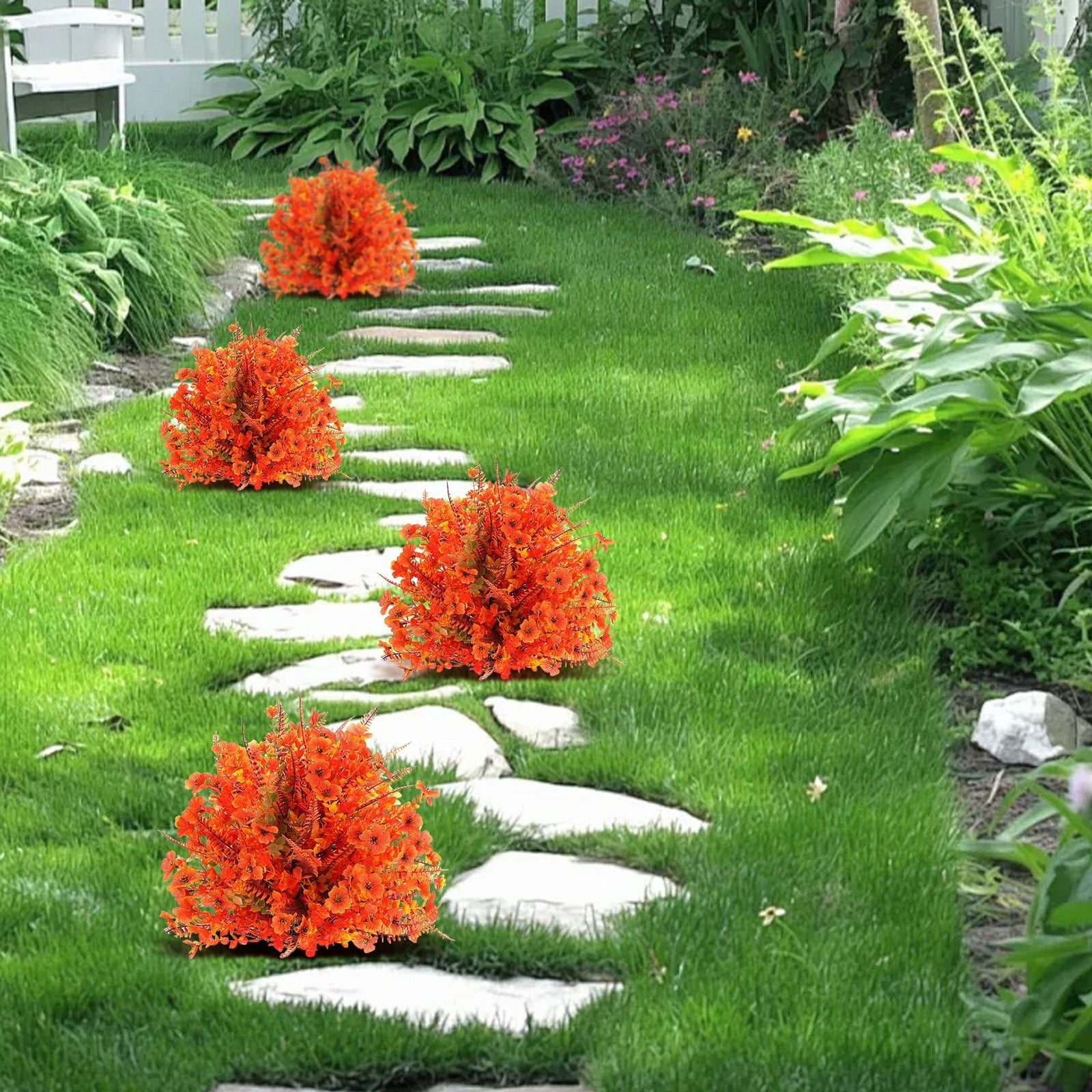 Fake Outdoor Shrubs Artificial Topiary Artificial Shrubs Topiary Balls Artificial Outdoor Topiary Trees Artificial Artificial Tree Fake Shrubs Artificial Topiary for Outdoors Fake Plants B 22in