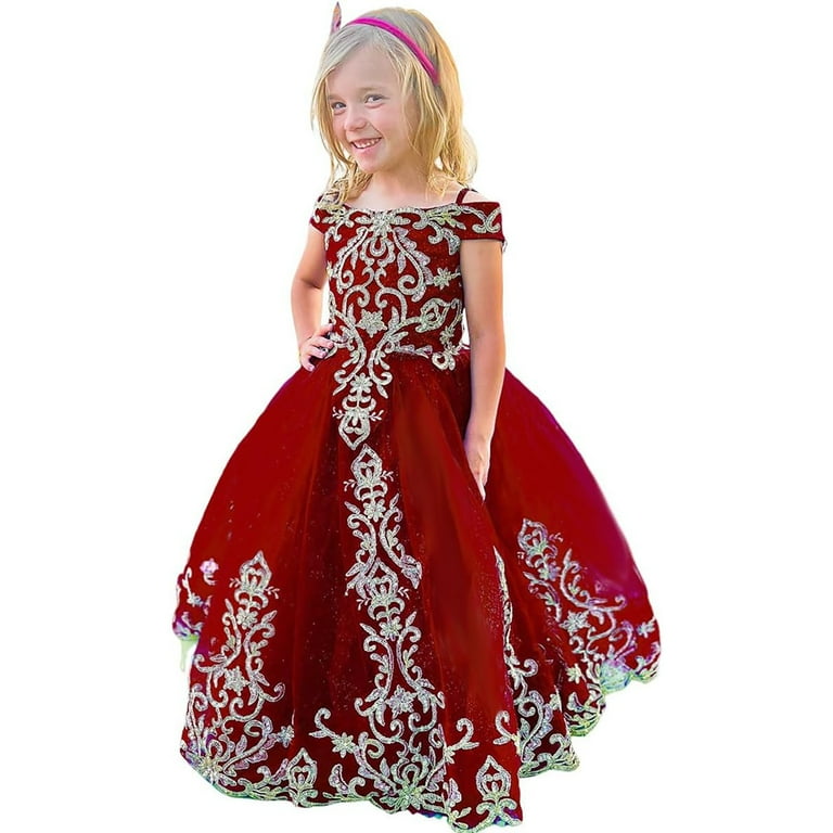 XT Girls Princess Pageant Dreses Party Prom Puffy Ball Gowns Formal Dresses, Infant Girl's, Size: 12