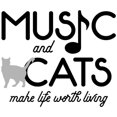 thumbnail image 3 of CafePress - Music And Cats - 20 Oz White Ceramic Mega Mug, 3 of 5