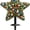 23.6'' Ground Stake, variant on Premium Large Artificial Five-Pointed Star Shaped Patriotic Topiary Tree, 4th of July Decoration,1776-2026 USA 250th Anniversary Merchandise for Front Door Outdoor Decor (23.6'' Ground Stake)