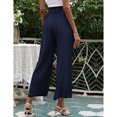 thumbnail image 4 of Sngxgn Wide Leg Pants for Women Casual High Waist Pants Loose Trousers(BU1,L), 4 of 9