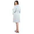thumbnail image 7 of MeMoi Women's Lace Applique Cotton Blend Robe with Satin Weave Trim - Womens - Female, 7 of 7