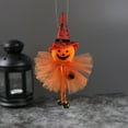 thumbnail image 4 of Gaecuw Indoor Halloween Decor, Halloween Decorations Hanging Gnome OrnamentsPlus GhostWitchBlackCat, Decoracion De Halloween for Halloween Decoration Indoor Outdoor(Colorful, Wood), 4 of 5