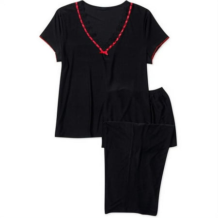 Women's Slinky Jersey 2-Piece Pajama Set
