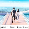 thumbnail image 6 of Bezliving 10FT Sunchill Round Inflatable Float Ring for Adults, Heavy Duty Hammock Pool Lounger with Pump, for Lake, Ocean & Pool, 6 of 7