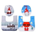 thumbnail image 6 of Mdesiwst 1set Christmas Decor Toilet Seat Cover, Xmas Bathroom Sets for Home Travel, 6 of 8