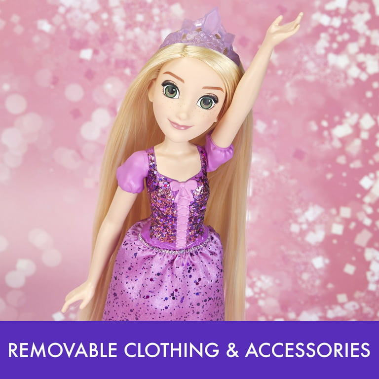 Disney Princess Royal Fashions and Friends Fashion Doll, Ariel, Moana, and Rapunzel, Ages 4+